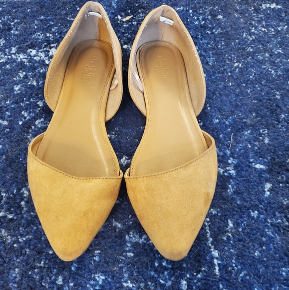 Charlotte Russe size 7 suede flats - Picture 1 of 3